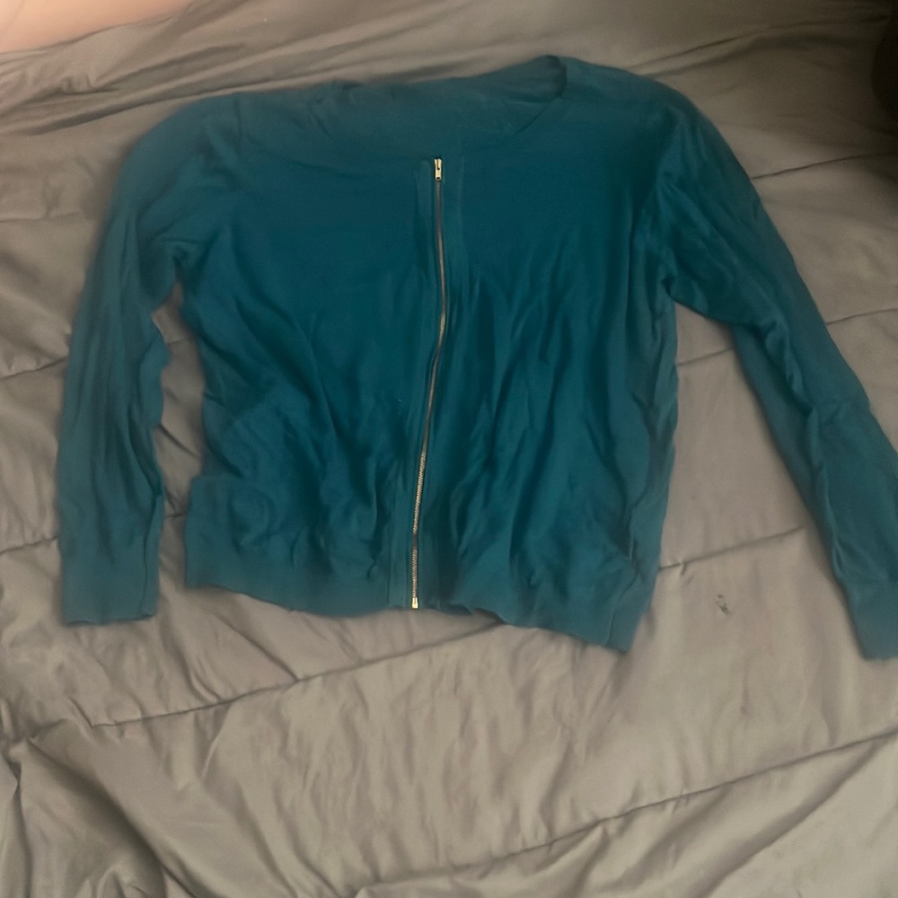 Teal sweater